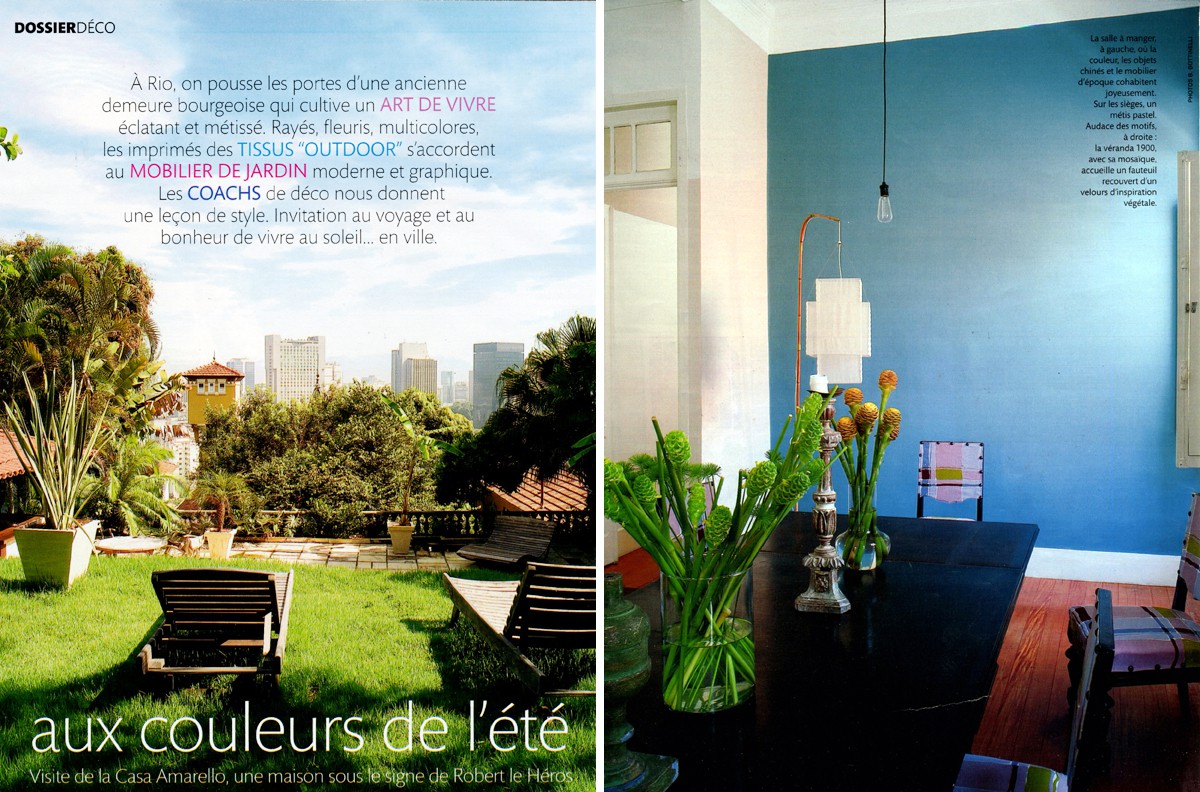 Casa Amarelo - Robert Le Héros - Press - Madame Figaro - 1