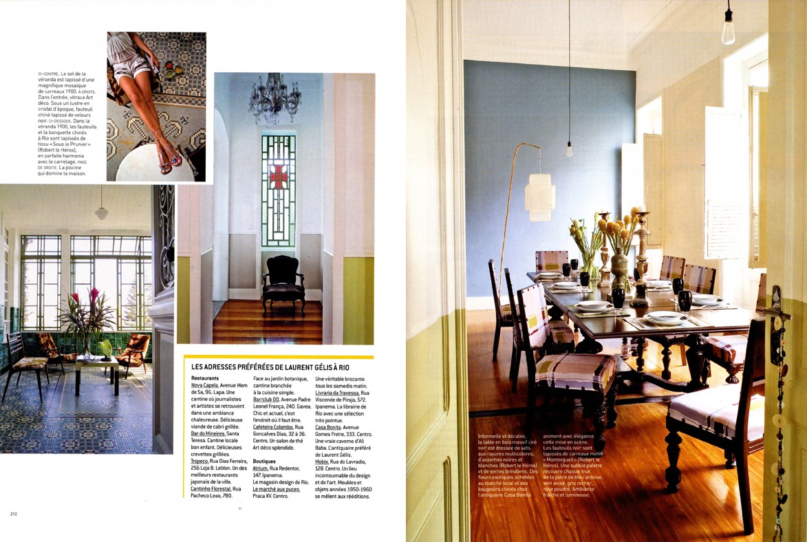 Casa Amarelo - Robert Le Héros - Imprensa - Maison Française - 2